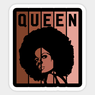 Black Queen Black Girl Magic Black Girls Melanin Gift Sticker